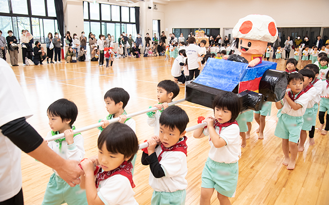 落ち葉拾い