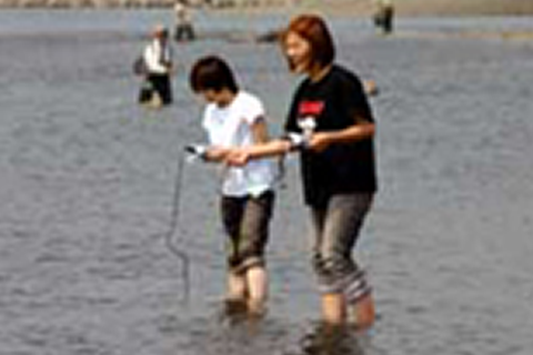 相模川流域の水質測定と資料の採取（下流編）