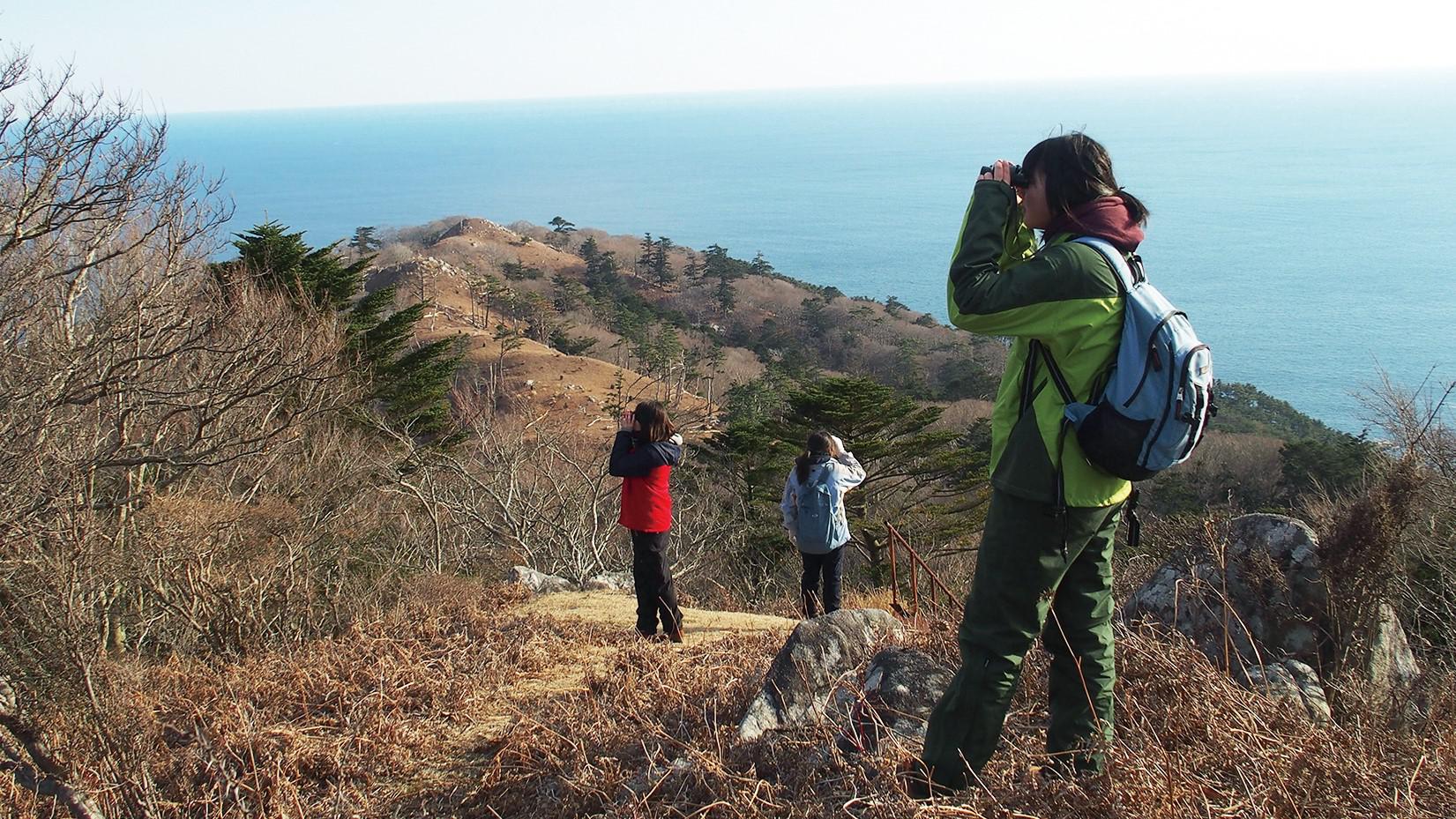 ２．金華山実習