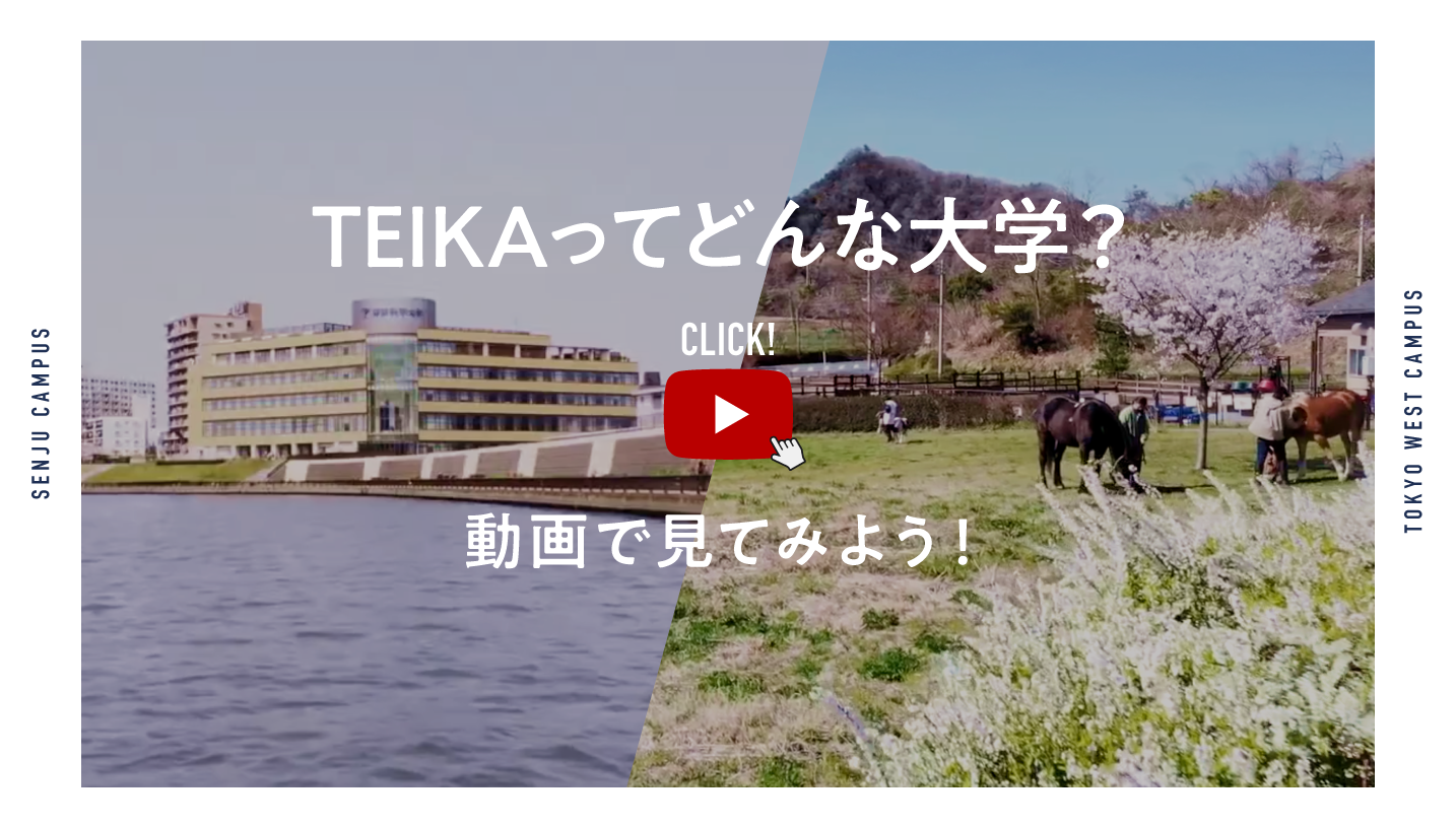帝京科学大学　TEIKAってどんな大学？　動画で見てみよう！